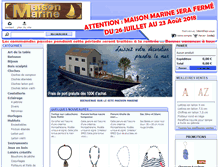 Tablet Screenshot of maisonmarine.com